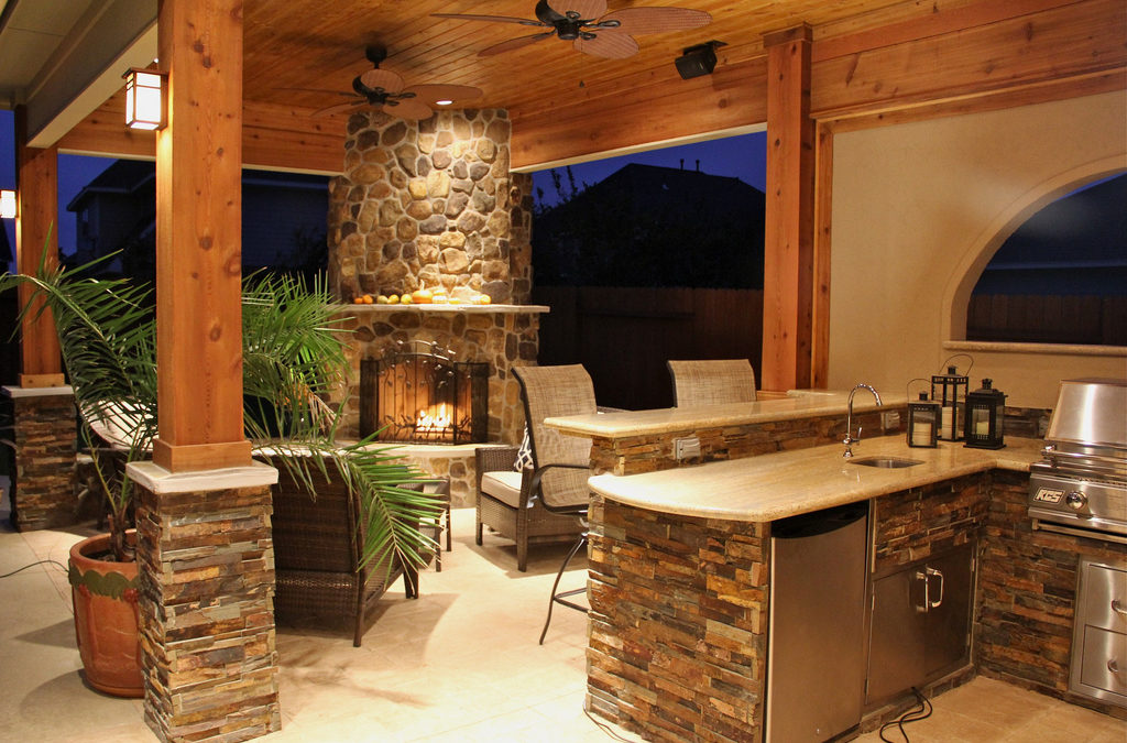 Stone outdoor Living